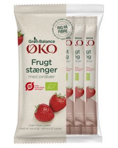 Grøn Balance Fruchtriegel Erdbeere Bio 100 g (5 Stück)