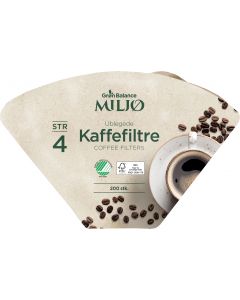 Gron Balance Kaffeefilter Braun Gro&szlig;e 4 200 Stuck