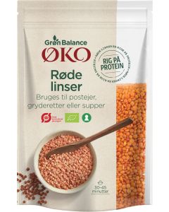 Grøn Balance Rote Linsen BIO 400 g