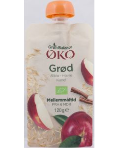 Grøn Balance Haferbrei Apfel-Zimt Bio 120 g