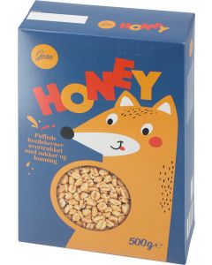 Weizen gepufft mit honig