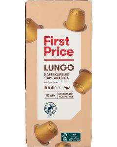 First Price Lungo Kaffeekapseln 10 Stuck