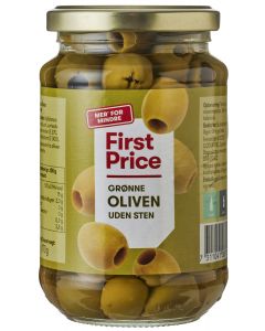 First Price Grüne Oliven ohne Stein 350 g