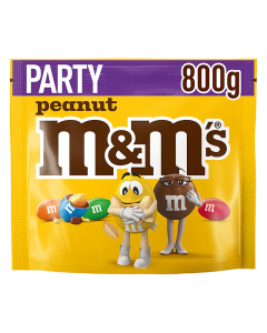 M&M&rsquo;s Peanut Party Pack 800 g &ndash; bunte Schokolinsen mit Erdn&uuml;ssen