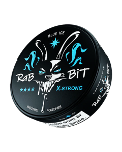 RABBIT Blue Ice Nikotinbeutel – Slim Nicotine Pouches Extra Strong mit kühlender Ice Mint Note