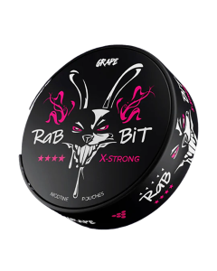 RABBIT Grape 50MG Nikotinbeutel – Slim Nicotine Pouches mit intensivem Traubengeschmack und extrem starker Nikotinstärke