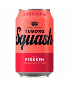 Tuborg Squash Pfirsich zuckerfrei- pfandfreie
