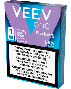 VEEV ONE Pod Indiblue Wave Blueberry – 20 mg nicotine – 1000 puffs 