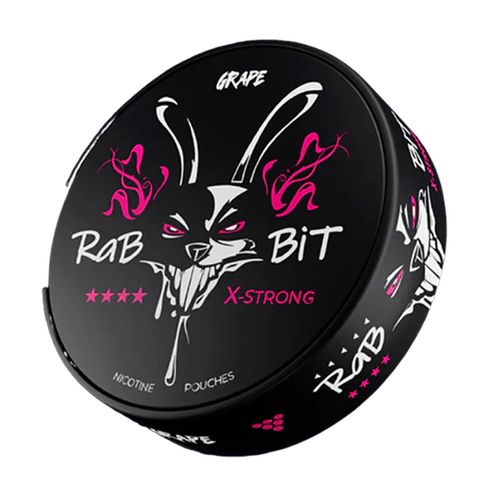 RABBIT Grape 50MG Nikotinbeutel – Slim Nicotine Pouches mit intensivem Traubengeschmack und extrem starker Nikotinstärke RABBIT Grape 50MG Nikotinbeutel – Slim Nicotine Pouches mit intensivem Traubengeschmack und extrem starker Nikotinstärke