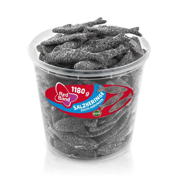 Red Band Salzheringe 1180g süß-salzige Lakritzheringe mit intensivem Geschmack