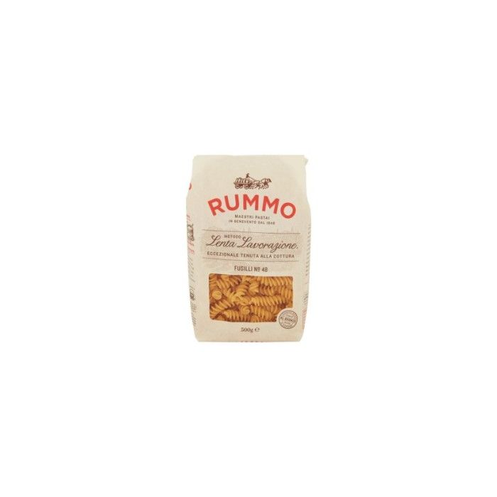 Rummo Fusilli Nr. 48 500 g – Premium italienische Hartweizennudeln in Spiralform für perfekten Saucenhalt