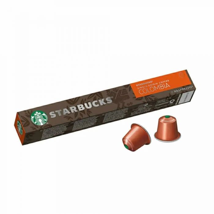 Starbucks Single Origin Colombia Kapseln fuer Nespresso – ausgewogene Single Origin Roes­tung mit Nuss- und Zitrusnoten
